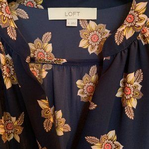 Printed Blouse Ann Taylor Loft